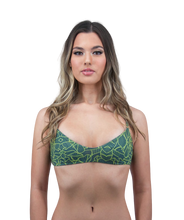 Load image into Gallery viewer, Leilani Jungle Pattern Seamless Bralette Bikini Top 