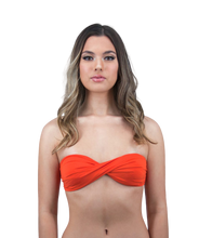 Load image into Gallery viewer, Rhys Twist Bandeau Bikini Top